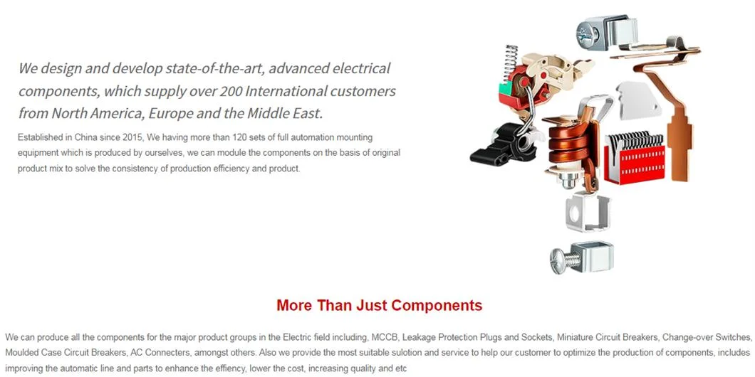 MCB Magnetic Tripping Mechanism Component (XMC45M-11) Circuit Breaker Assembly