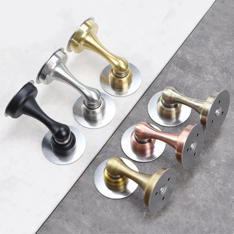 High Quality Stainless Steel Home Security Colored Magnetic Technology Floor Door Stop