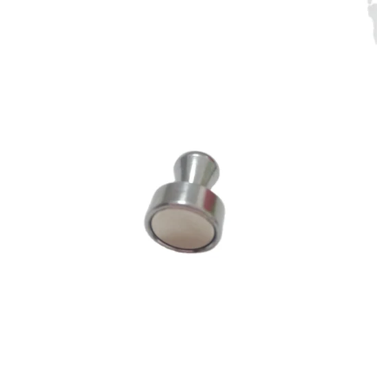 Günstige Push Pins Neodym Magnet Metall Magnetische Reißzwecke Form Push Pin für Kühlschrank